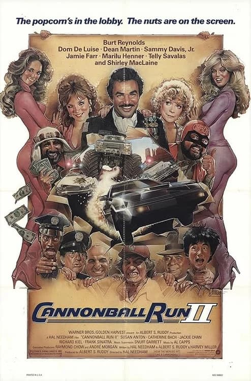 Cannonball Run II film posteri
