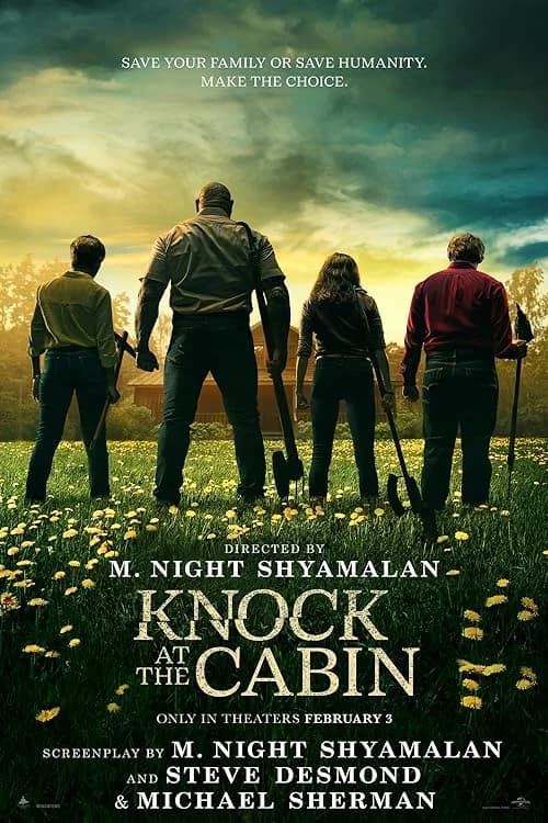 Knock at the Cabin film posteri