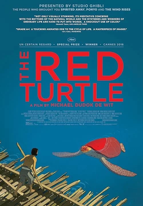 The Red Turtle film posteri